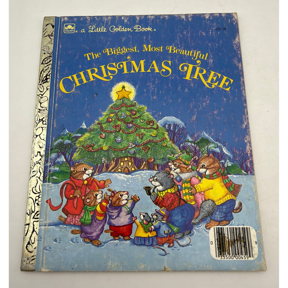 The Biggest Most Beautiful Christmas Tree Little Golden Book 1985 Amye Rosenberg